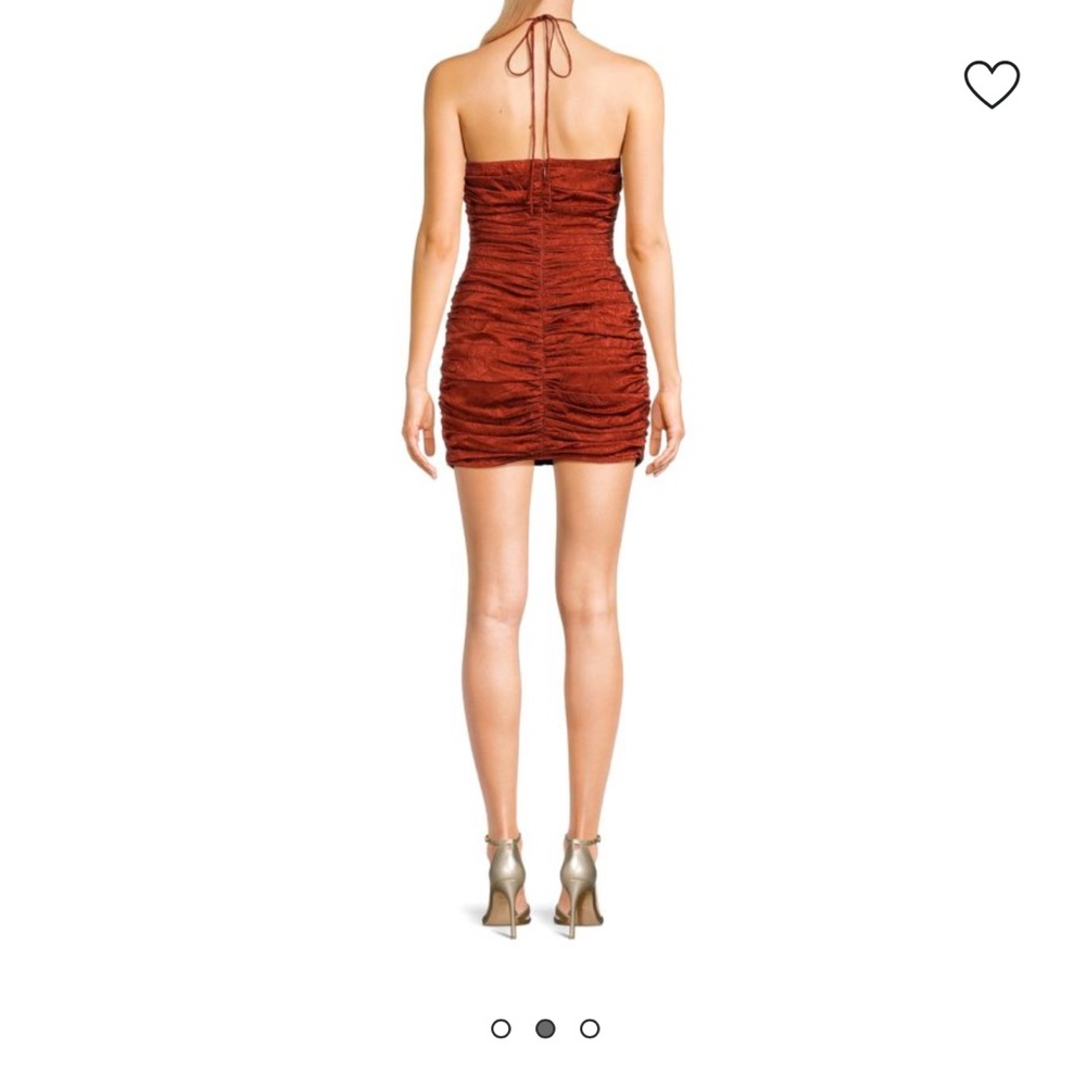 Orielle Ruched Mini Bodycon Dress - Picture 2 of 10